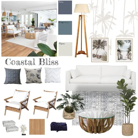 Coastal Bliss Interior Design Mood Board by Nat Nicholls on Style Sourcebook