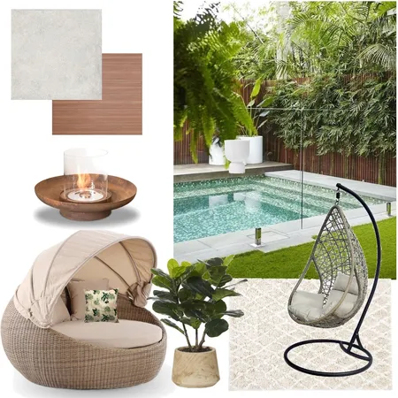 Pool Area Interior Design Mood Board by Plants By Bela on Style Sourcebook