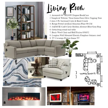 Living Room Mood Board Interior Design Mood Board by amrmyers@gmail.com on Style Sourcebook