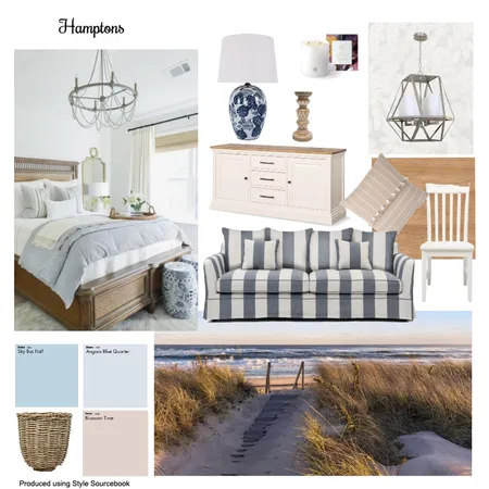 Hamptons Interior Design Mood Board by Claire Glasson on Style Sourcebook