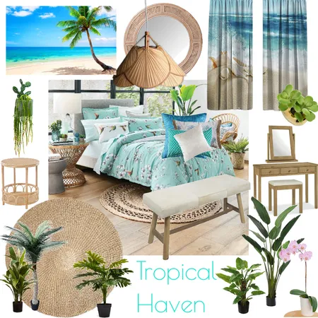 Tropical Haven Interior Design Mood Board by Naomi on Style Sourcebook