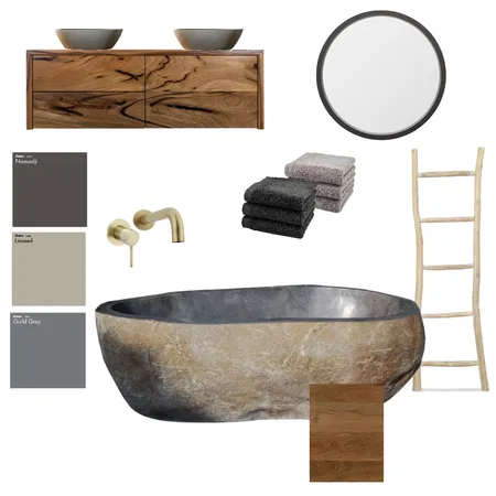 Wabi Sabi Bathroom Interior Design Mood Board by rhiclare on Style Sourcebook