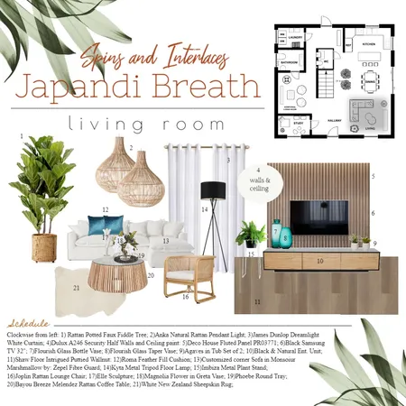 Japandi Breath Sample Board Interior Design Mood Board by Kristine Rose Ast on Style Sourcebook