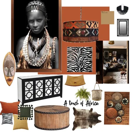 African Mood Board Interior Design Mood Board by Margie Ferguson on Style Sourcebook