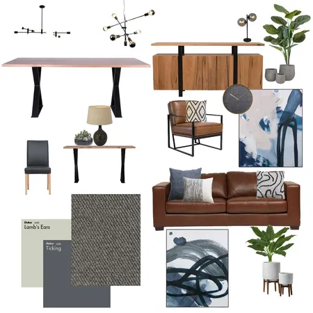 atomic industrial -livingroom Interior Design Mood Board by Sue Mc on Style Sourcebook