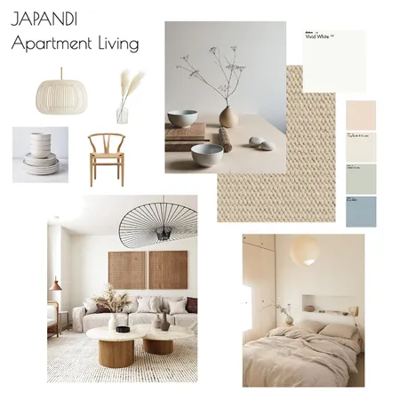 Japandi apartment Interior Design Mood Board by charlottedemoor on Style Sourcebook