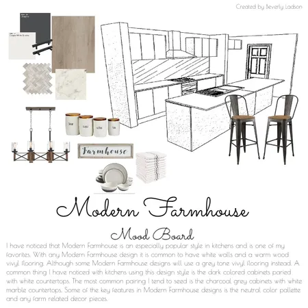Modern Farmhouse Interior Design Mood Board by Beverly Ladson on Style Sourcebook