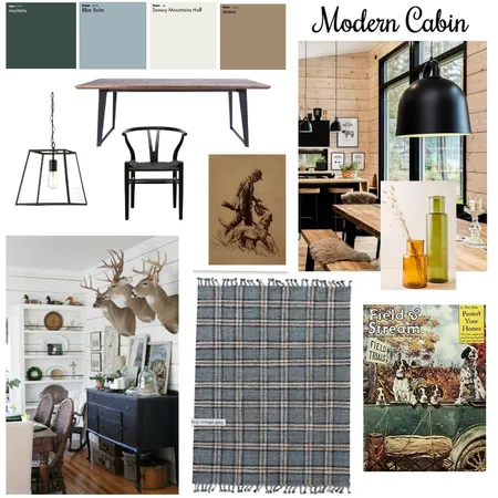 Modern Cabin Interior Design Mood Board by rlove on Style Sourcebook