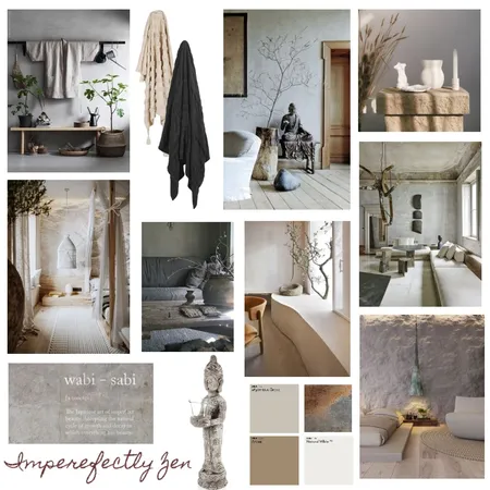 Imperfectly Zen Interior Design Mood Board by nourtareka on Style Sourcebook