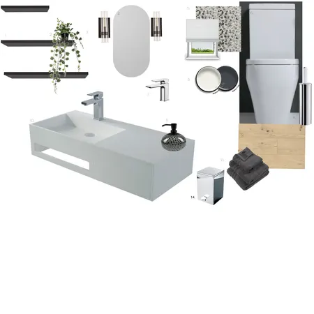 washroom Interior Design Mood Board by lisaclaire on Style Sourcebook