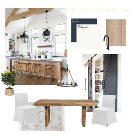 Modern Farmhouse Interior Design Mood Board by VickyFutcher on Style Sourcebook