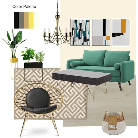 Living Room Interior Design Mood Board by Hetama on Style Sourcebook