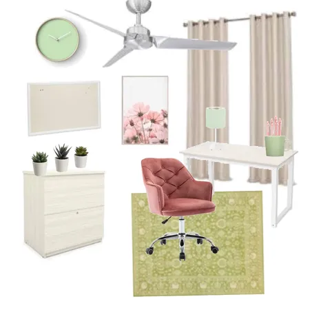 Mid century office Interior Design Mood Board by Amanda Erin Designs on Style Sourcebook