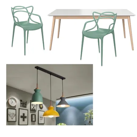 Dining Area Interior Design Mood Board by LarisaB on Style Sourcebook