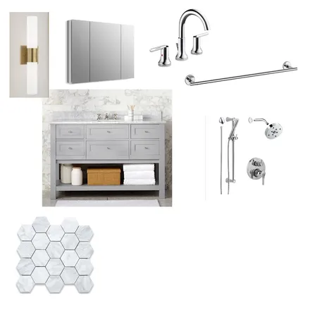 Master Bath Remodel Interior Design Mood Board by Kgator5 on Style Sourcebook