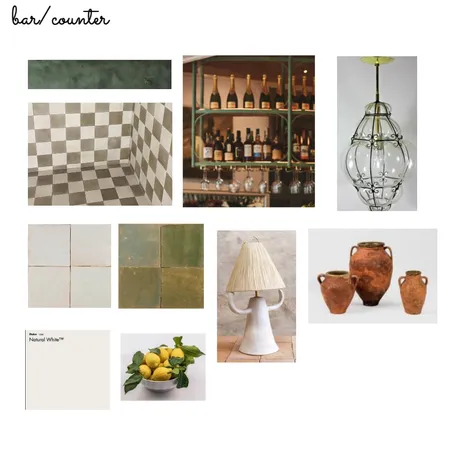 bar/counter Interior Design Mood Board by RACHELCARLAND on Style Sourcebook