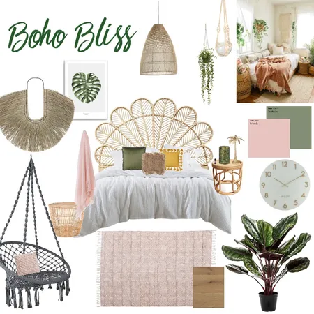BOHO BLISS Interior Design Mood Board by ginatorj on Style Sourcebook