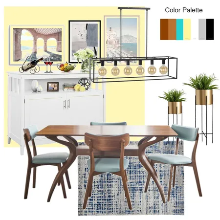 Dining Area Interior Design Mood Board by Hetama on Style Sourcebook