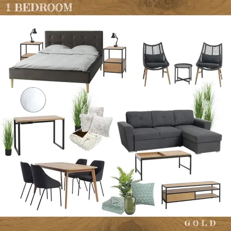 1 BR GOLD OPTION 3 Interior Design Mood Board by Toni Martinez on Style Sourcebook