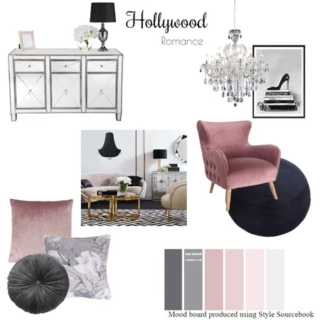 Hollywood Romance Interior Design Mood Board by MikaelaJaye on Style Sourcebook