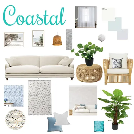 Coastal Interior Design Mood Board by graciehalliday on Style Sourcebook