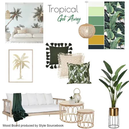 Tropical Get Away Lush Interior Design Mood Board by MikaelaJaye on Style Sourcebook