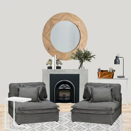 Scandinavian home office living space 2 Interior Design Mood Board by gloriamavial on Style Sourcebook
