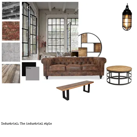 INDUSTRIAL MOOD BOARD Interior Design Mood Board by Jenna MacDonald on Style Sourcebook