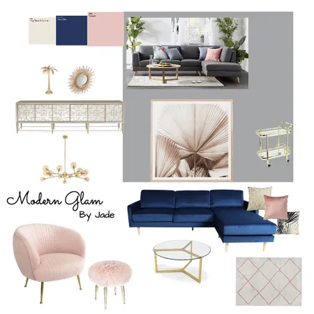 Modern Glam Interior Design Mood Board by By jade on Style Sourcebook
