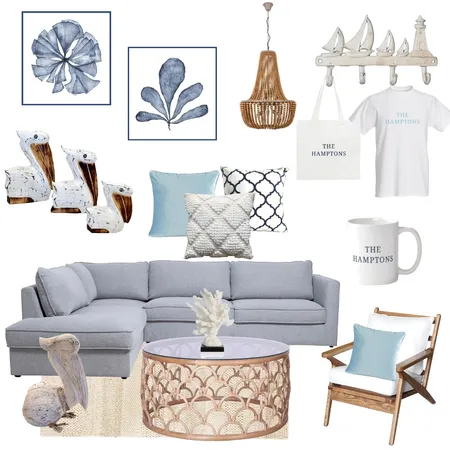 Coastal Hamptons Interior Design Mood Board by Coco Cabana Cushions on Style Sourcebook