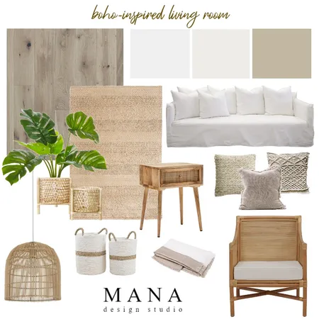 boho chic Interior Design Mood Board by MANA Design Studio on Style Sourcebook