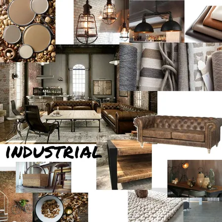 industrial loft Interior Design Mood Board by english_karen on Style Sourcebook