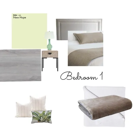 Bedroom 1 Interior Design Mood Board by Maria Fernanda Cano on Style Sourcebook
