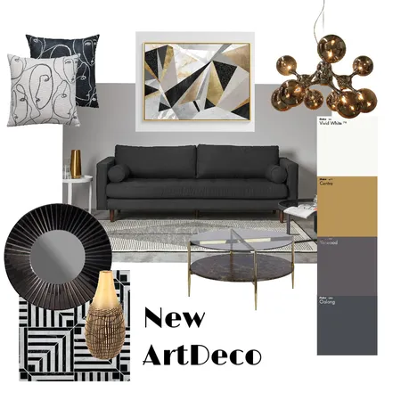 New ArtDeco Interior Design Mood Board by Le Concept on Style Sourcebook