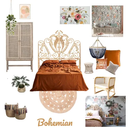 Bohemien Interior Design Mood Board by Michelle Boyd on Style Sourcebook