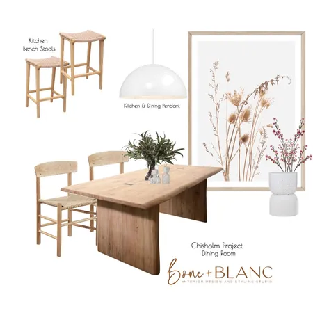 Chisholm - Dining Room Interior Design Mood Board by bone + blanc interior design studio on Style Sourcebook