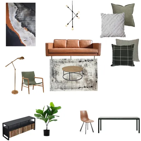 Industrial Living Interior Design Mood Board by Audra on Style Sourcebook
