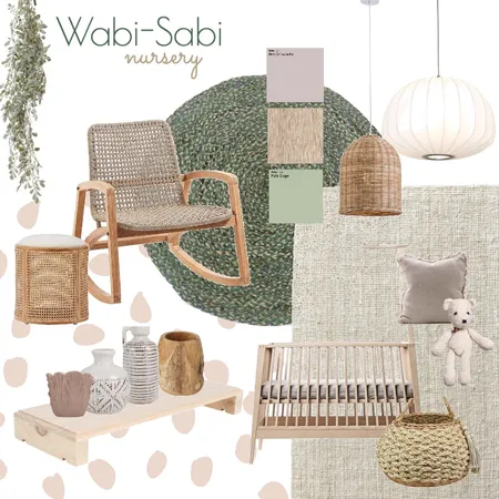 Wabi-Sabi Nursery Interior Design Mood Board by Lani Bishop on Style Sourcebook
