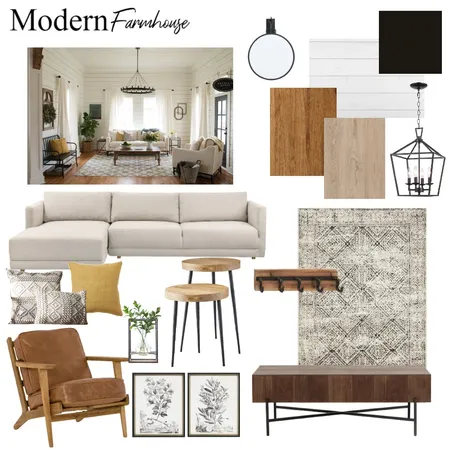 Modern Farmouse Interior Design Mood Board by mawisner on Style Sourcebook