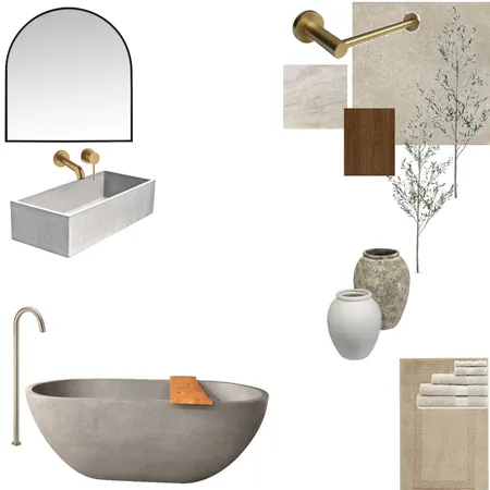 Minimalist Bathroom Interior Design Mood Board by Allison Armstrong on Style Sourcebook