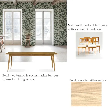 Matsal förslag 1 Interior Design Mood Board by André Holmqvist on Style Sourcebook