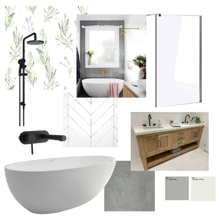 Jenny/Nathan BAth Interior Design Mood Board by lexisdollevoet on Style Sourcebook