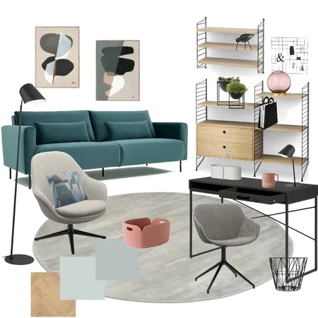 Study/guestroom  sample board Interior Design Mood Board by karolinrillo on Style Sourcebook