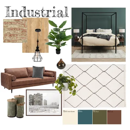 Industrial Loft Interior Design Mood Board by jessicasummers on Style Sourcebook