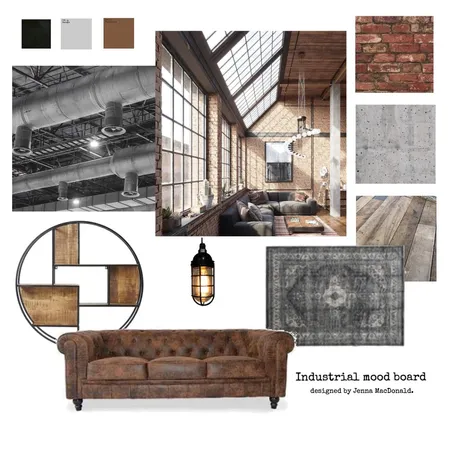 Industrial Mood Board Jenna Interior Design Mood Board by Jenna MacDonald on Style Sourcebook