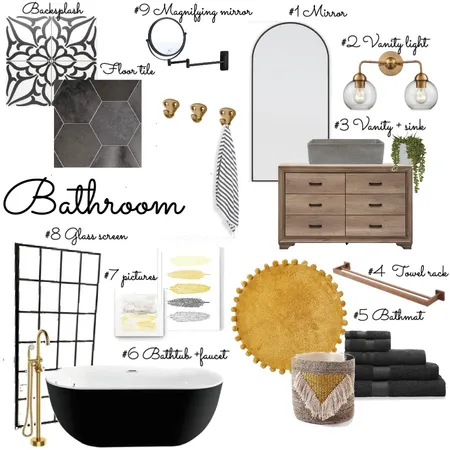 bathroom Interior Design Mood Board by emery mcadie on Style Sourcebook