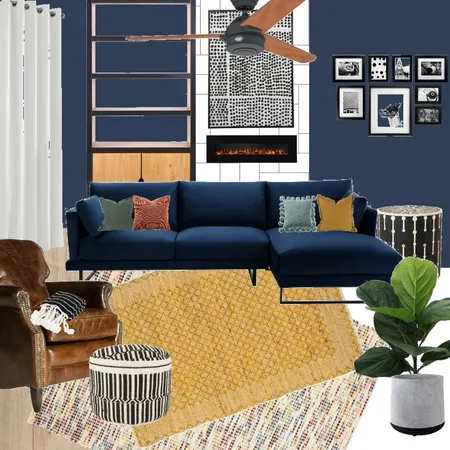 blue living room Interior Design Mood Board by jcrobles on Style Sourcebook
