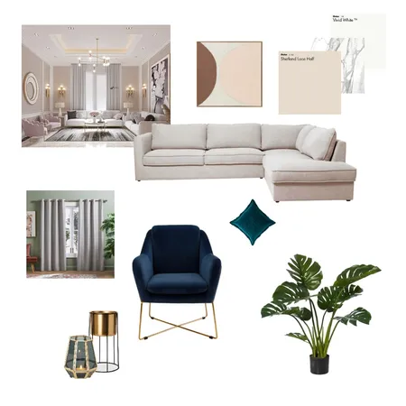 living room/beige Interior Design Mood Board by AMIRA DALLI on Style Sourcebook