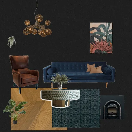 black room 2 living Interior Design Mood Board by 3 Boxes on Style Sourcebook