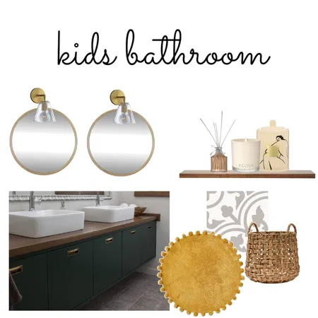 kids bathroom Interior Design Mood Board by hilayulzari on Style Sourcebook